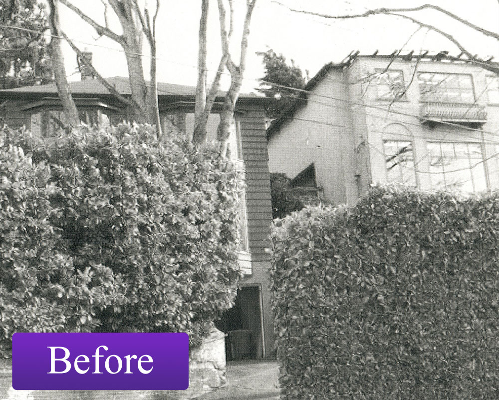 The Rectory Home before any construction